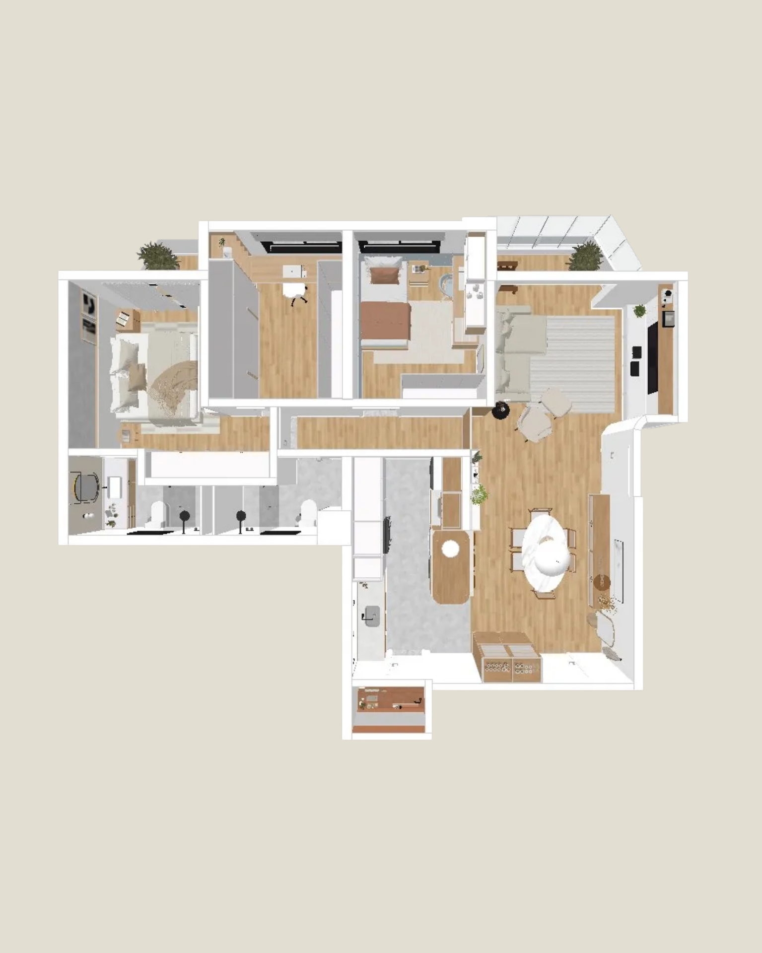 Planta técnica, conceito e layout